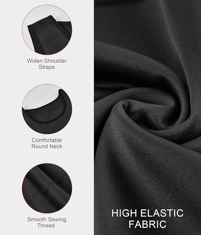 Gotoly Men Compression Shirt Shapewear Slimming Body Shaper Vest Undershirt - Image 5