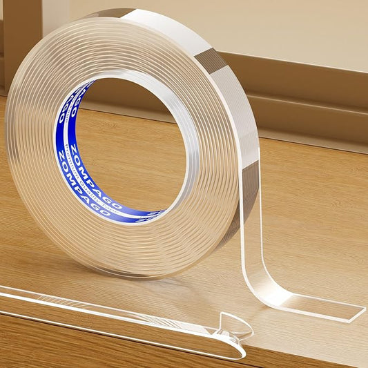 Clear Soft Corner Protectors for Furniture Strip, 0.8in x16.4FT, Sharp Edge & by ZOMPAGOTape