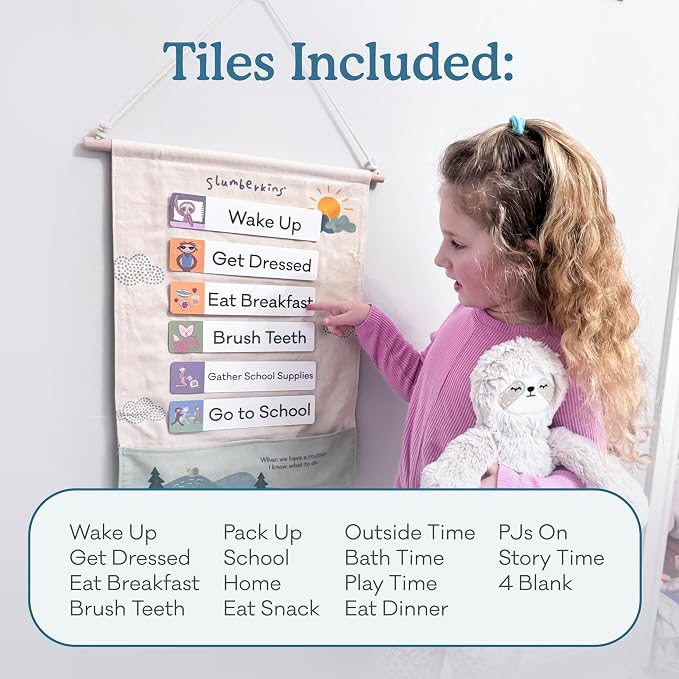 Slumberkins 18 Piece Visual Schedule - Image 4