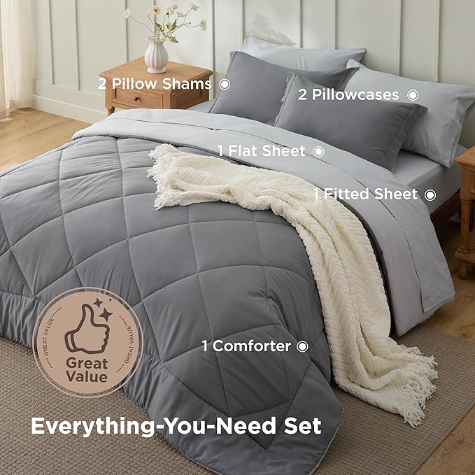 Bedsure Full Size Comforter Set - Image 3