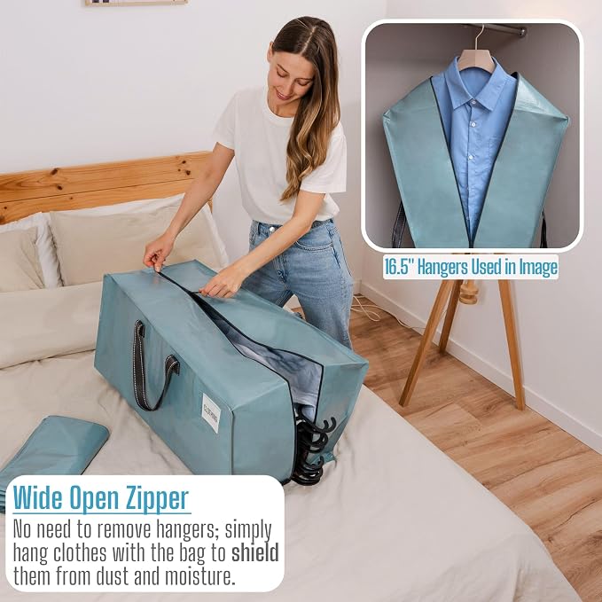 VENO 2 Pack Moving Bags w/Backpack Straps, Heavy Duty, Moving Boxes Alternative - Image 3
