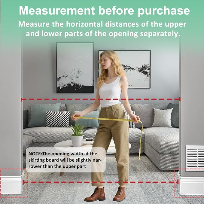 ALLAIBB Extra Wide Pressure Mounted Baby Gate Walk Through Child Kids Safety - Image 2