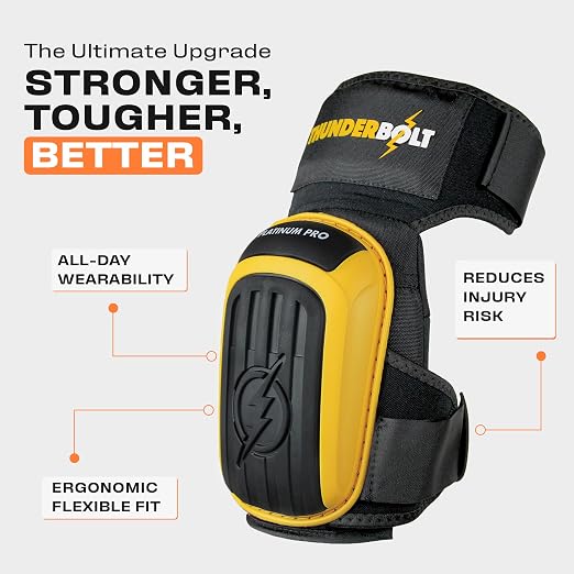 Thunderbolt Knee Pads for Men Construction Knee Pads for Work for Men and Women - Image 3