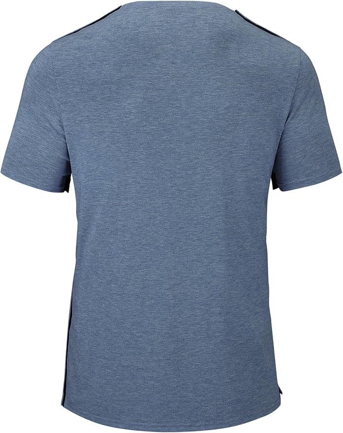 Men's Post Shoulder Surgery Recovery Shirts Tear Away Short Sleeve Full Open - Image 3