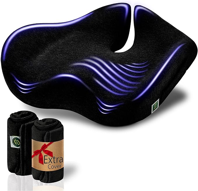 X Large Seat Cushions for Office Chairs, Car & Truck. Gaming Chair Seat Cushion by Sitcushion
