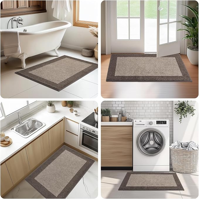 Machine Washable Kitchen Rug 24" x 36", Non Slip Kitchen Mat - Image 6