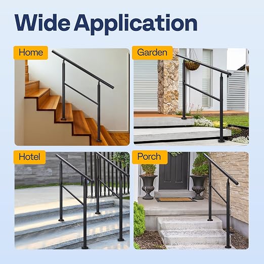 VIVOHOME 2-Pack 3 Step Hand Rails - Image 7