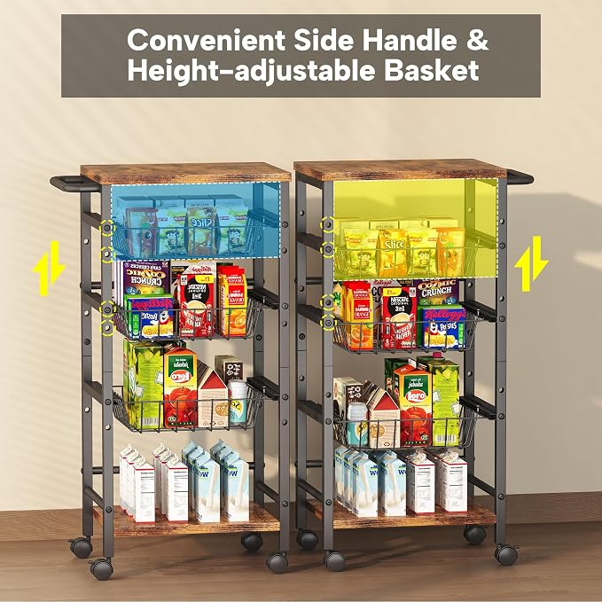 5-Tier Snack Organizer Cart - Image 5