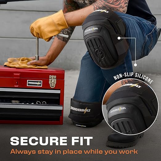 Thunderbolt Knee Pads for Men Construction Knee Pads for Work for Men and Women - Image 6