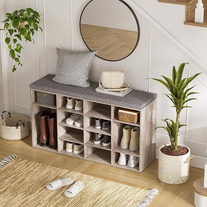 DINZI LVJ Shoe Storage Bench - Image 6