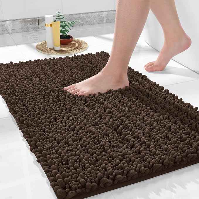 Yimobra Large Bathroom Rugs Non Slip Washable 36x24 Inch