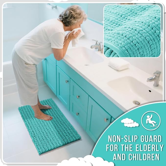Yimobra Long Bathroom Rugs Non Slip Washable 44x24 Inch - Image 6