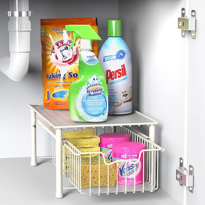 Simple Houseware Stackable Basket Drawer - Image 8