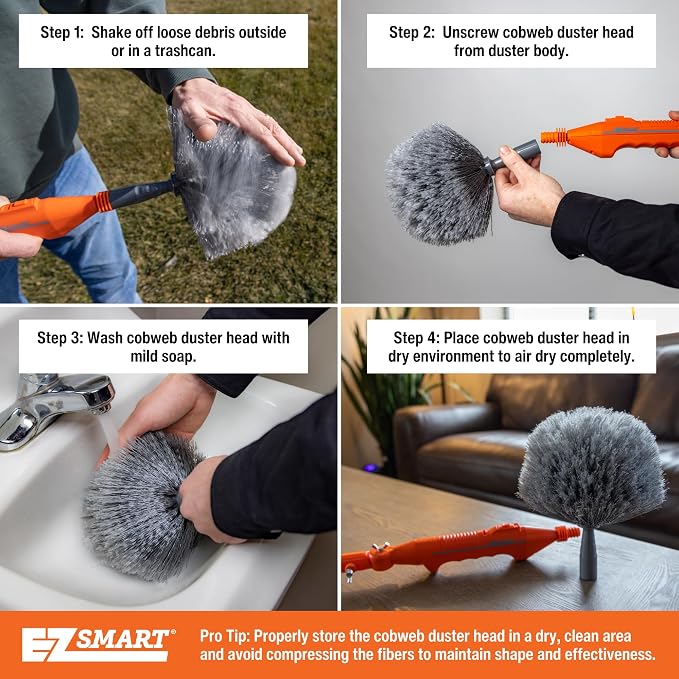Powered Cobweb & Ceiling Fan Duster - Image 6