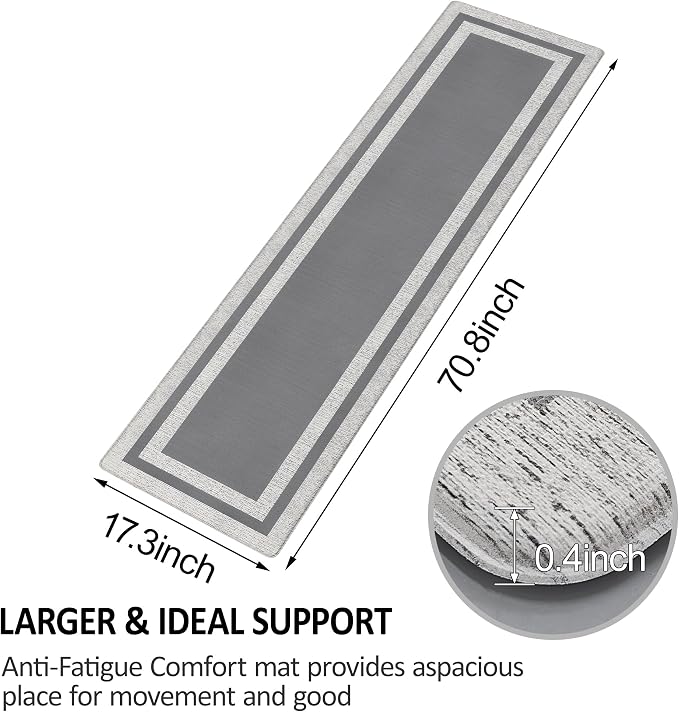Kitchen Floor Mats Cushioned Anti Fatigue Kitchen Mat Farmhouse Kitchen Runner - Image 4