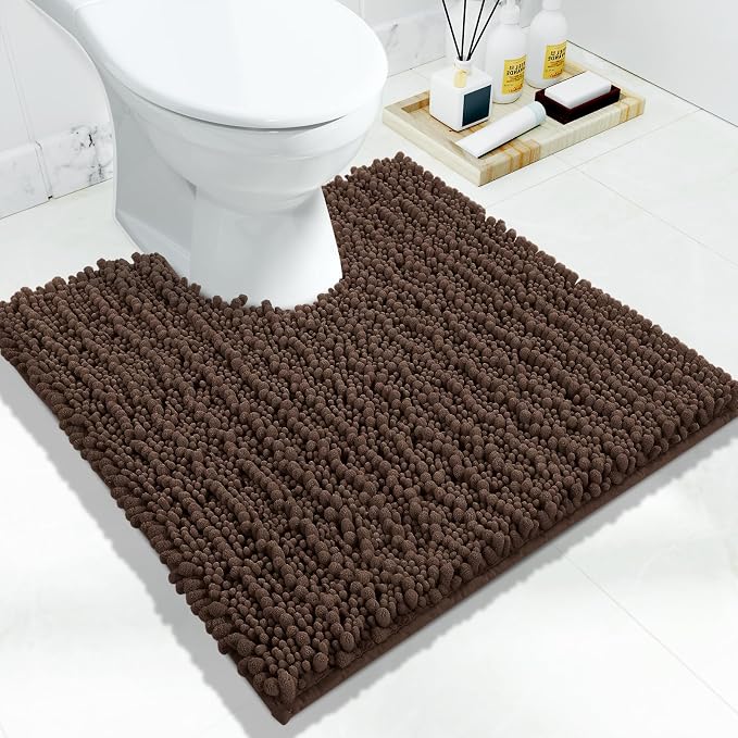 Yimobra Toilet Rug U Shaped Washable 24x24 Inch - Field & Grace