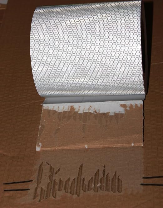 Silver Reflective Tape Outdoor Waterproof 6 inch, High Visibility Hazard - Image 2