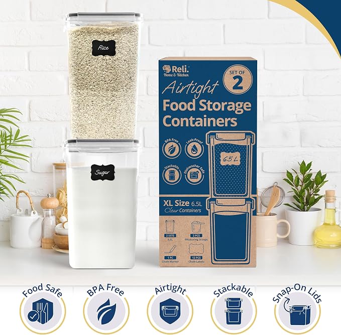 Reli. 6.5L Airtight Food Storage Containers - Image 4