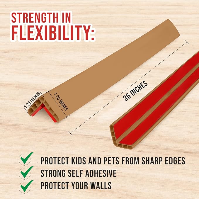 Rubber Bond Wall Corner Guard Edge Protector - Image 3