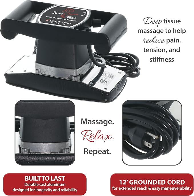 Core Products Jeanie Rub Variable Speed Massager, Deep Tissue Back Massager - Image 3