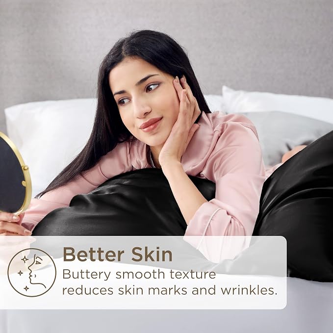 Bedsure Satin Pillowcase for Hair and Skin Queen - Image 4