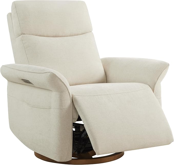 CHITA Power Recliner Chair, Electric Triple-Motor Swivel Glider Nursery Rocking by CHITALIVING