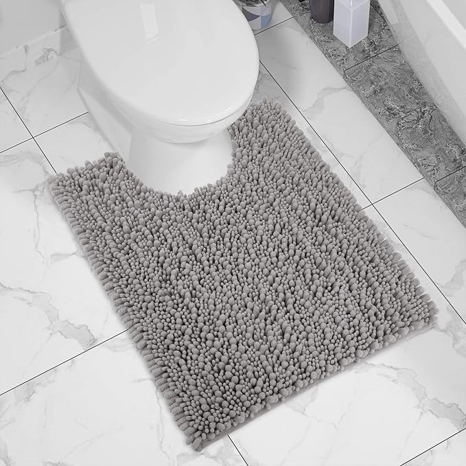 Yimobra Toilet Rug U Shaped Washable 24x20 Inch - Image 8