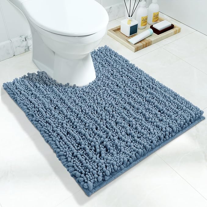 Yimobra Toilet Rug U Shaped Washable 24x20 Inch - Field & Grace
