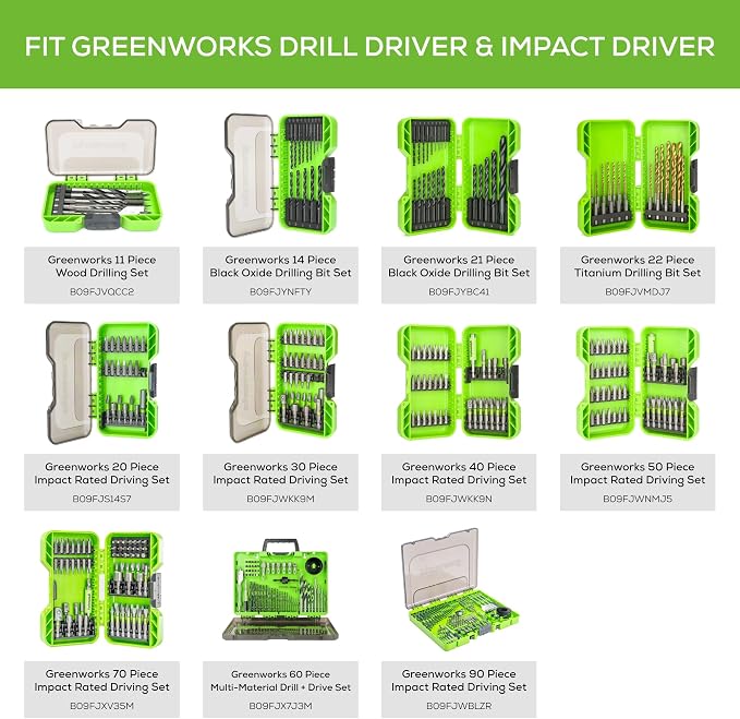 Greenworks 24V Brushless Cordless Impact Driver Kit, 2650in./lbs Torque - Image 15