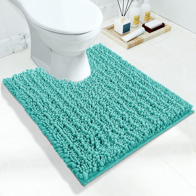 Yimobra Toilet Rug U Shaped Washable 24x20 Inch by Yimobra