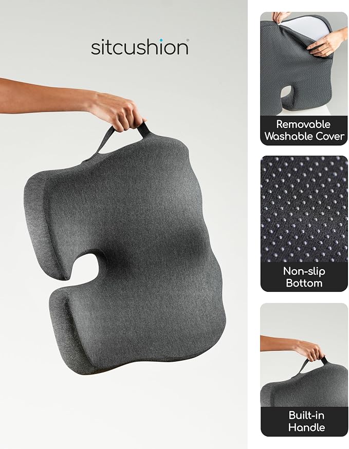 X Large Seat Cushions for Office Chairs, Car & Truck. Ergonomic Gaming Chair - Image 7