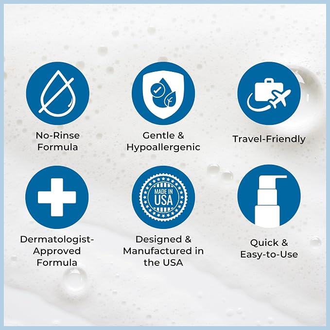 Nurture Rinse Free Waterless Foaming Cleanser | Women, Elderly & Hospital Care - Image 5