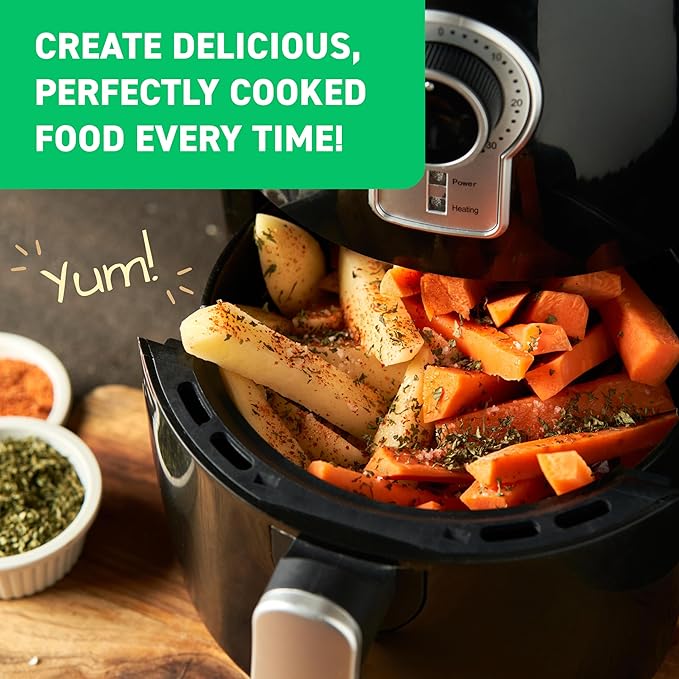 Air Fryer Cheat Sheet Magnets Cooking Guide Booklet - Image 6