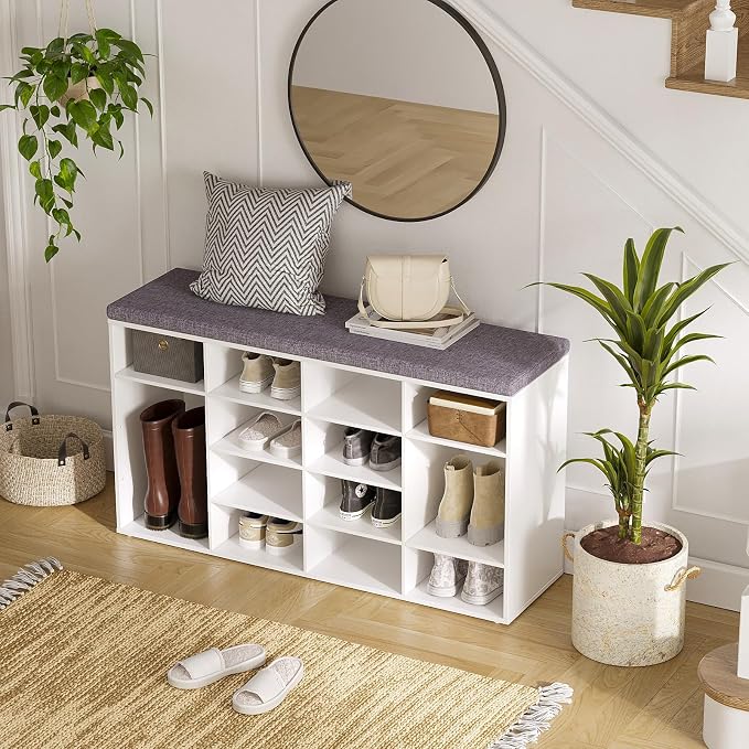 DINZI LVJ Shoe Storage Bench - Image 2