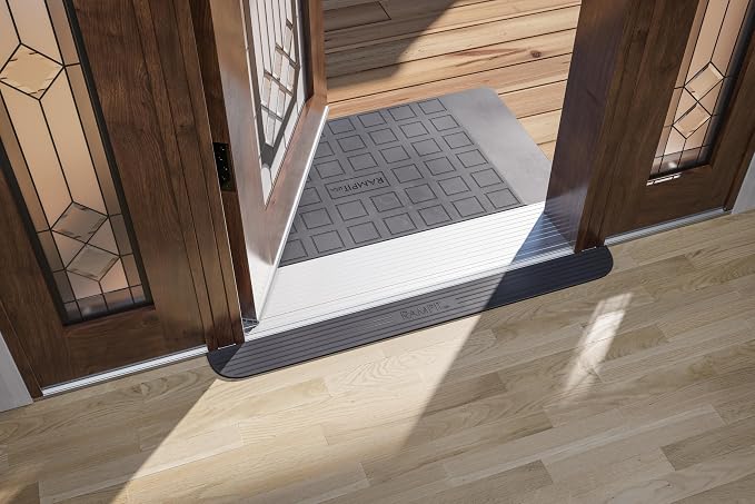 Rampit USA Empower Series Rubber Threshold Ramp Black - Image 6