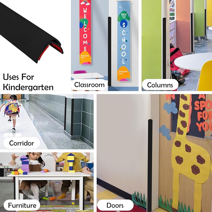 Rubber Bond Wall Corner Guard Edge Protector, 48 inch Heavy Duty Baby Proofing - Image 4