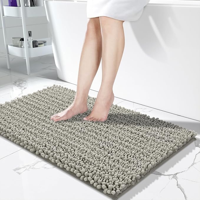 Yimobra Long Bathroom Rugs Non Slip Washable 44x24 Inch by Yimobra