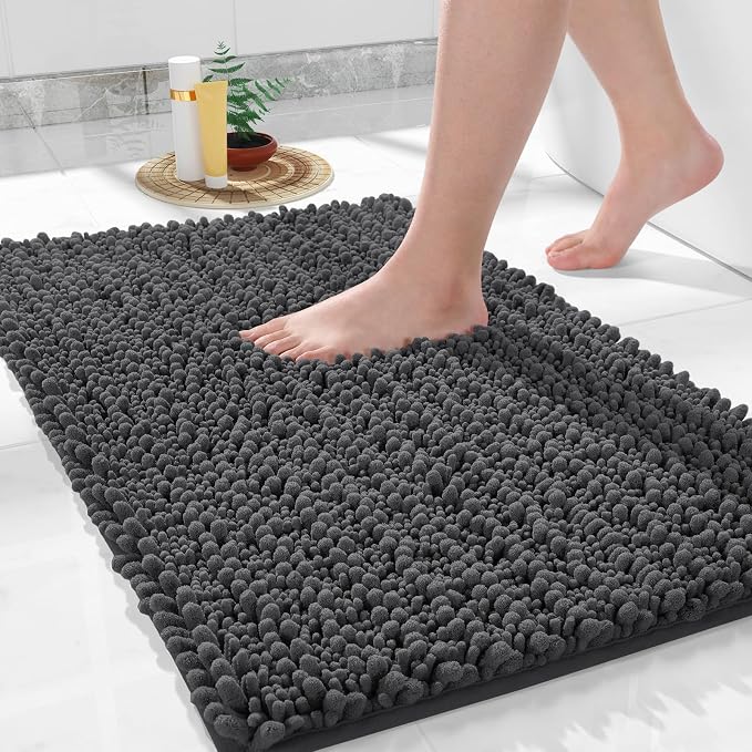 Yimobra Large Bathroom Rugs Non Slip Washable 36x24 Inch by Yimobra
