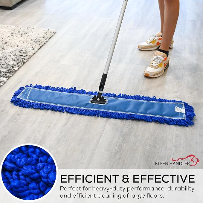 KLEEN HANDLER 3 Pack of 36 Inch Microfiber Dust Mop, Large Washable Commercial - Image 8