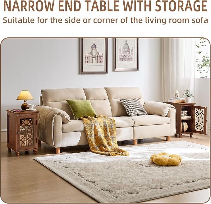 Narrow Side Table Set of 2 - Image 5