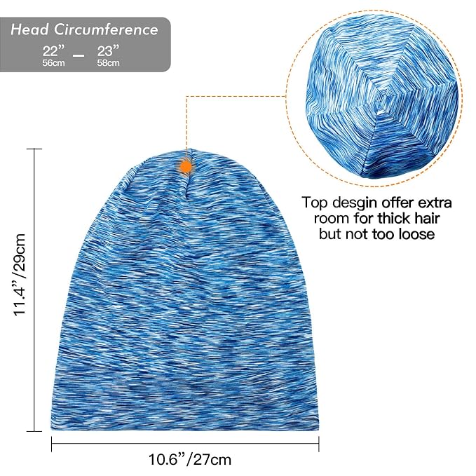 Silk Satin Lined Bonnet Sleep Cap - Image 6
