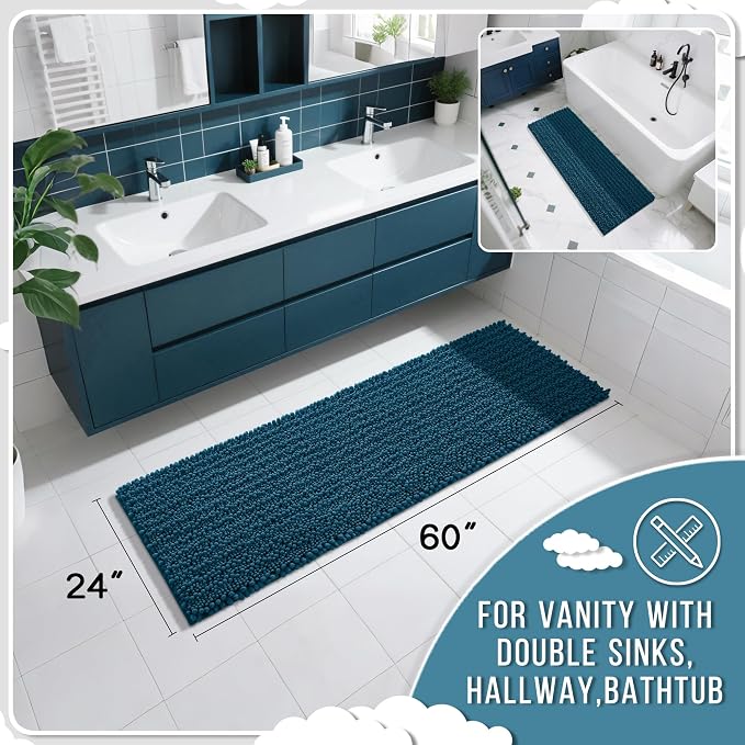 Yimobra Bathroom Runner Rug 60x24 Inch - Field & Grace