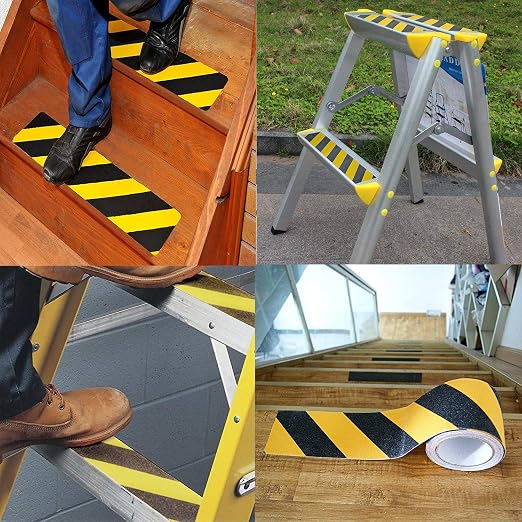 RELIANCER Anti Slip Safety Grip Tape 4inx60ft Non Skid Tread Safety Tape - Image 7