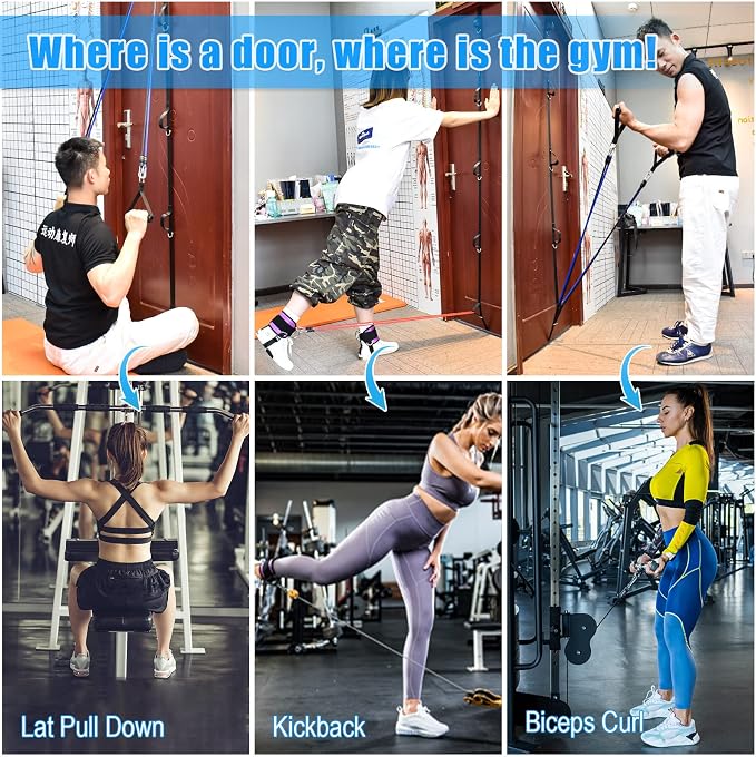 Brebebe Upgrade Door Anchor for Resistance Bands Exercise, Home Gym Workout - Image 2