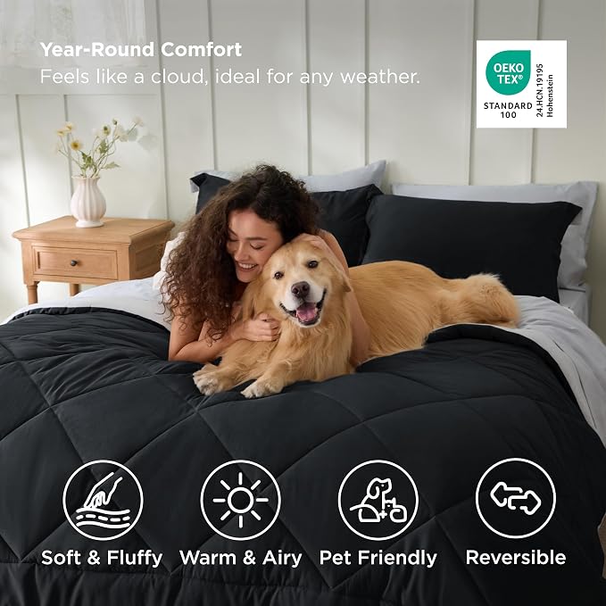 Bedsure King Size Comforter Set - Image 4