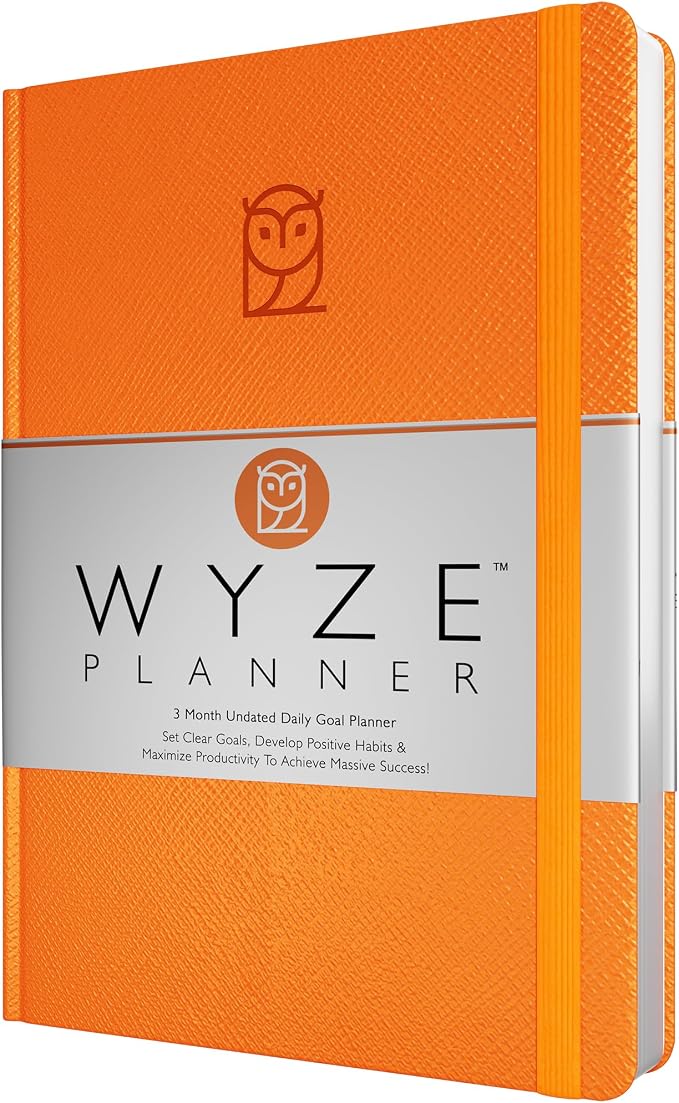 Undated Daily Planner – 3-Month A5 Productivity Organizer by WYZEPLANNER