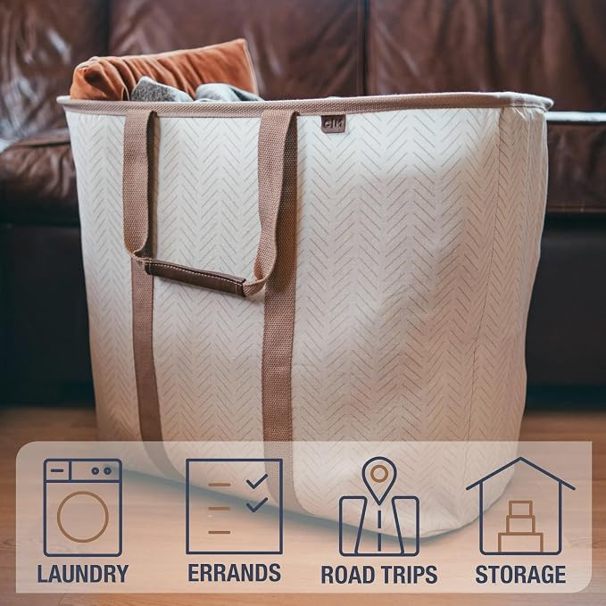 CleverMade Collapsible Laundry Caddy - Image 4