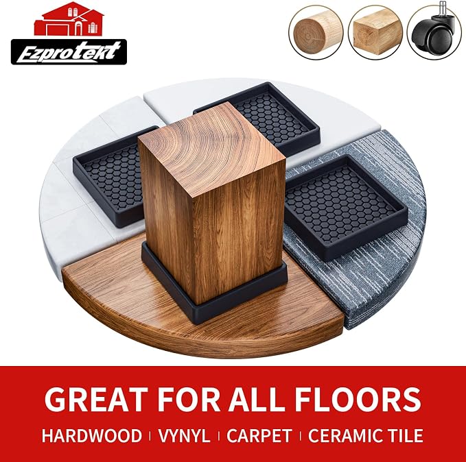 Ezprotekt Non Slip Furniture Pads, Anti Skid Furniture Coasters - Image 7