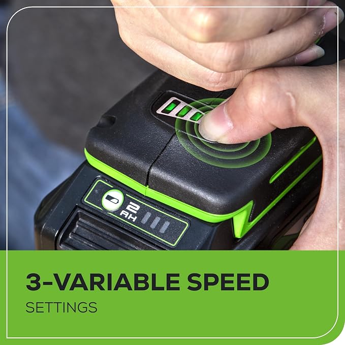 Greenworks 24V Brushless Cordless Impact Driver Kit, 2650in./lbs Torque - Image 6