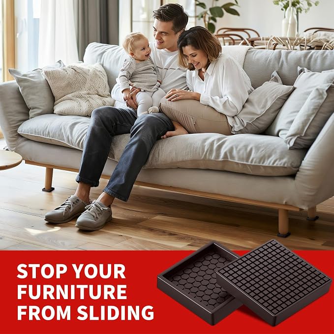 Ezprotekt Non Slip Furniture Pads, Anti-Slip Furniture Coasters - Image 2